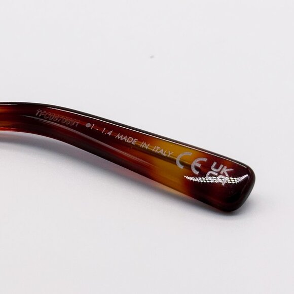 NEW DIOR DIORBLACKSUITO N3I 2500 SQUARE HAVANA EYEGLASSES DIOR - Picture 7 of 8